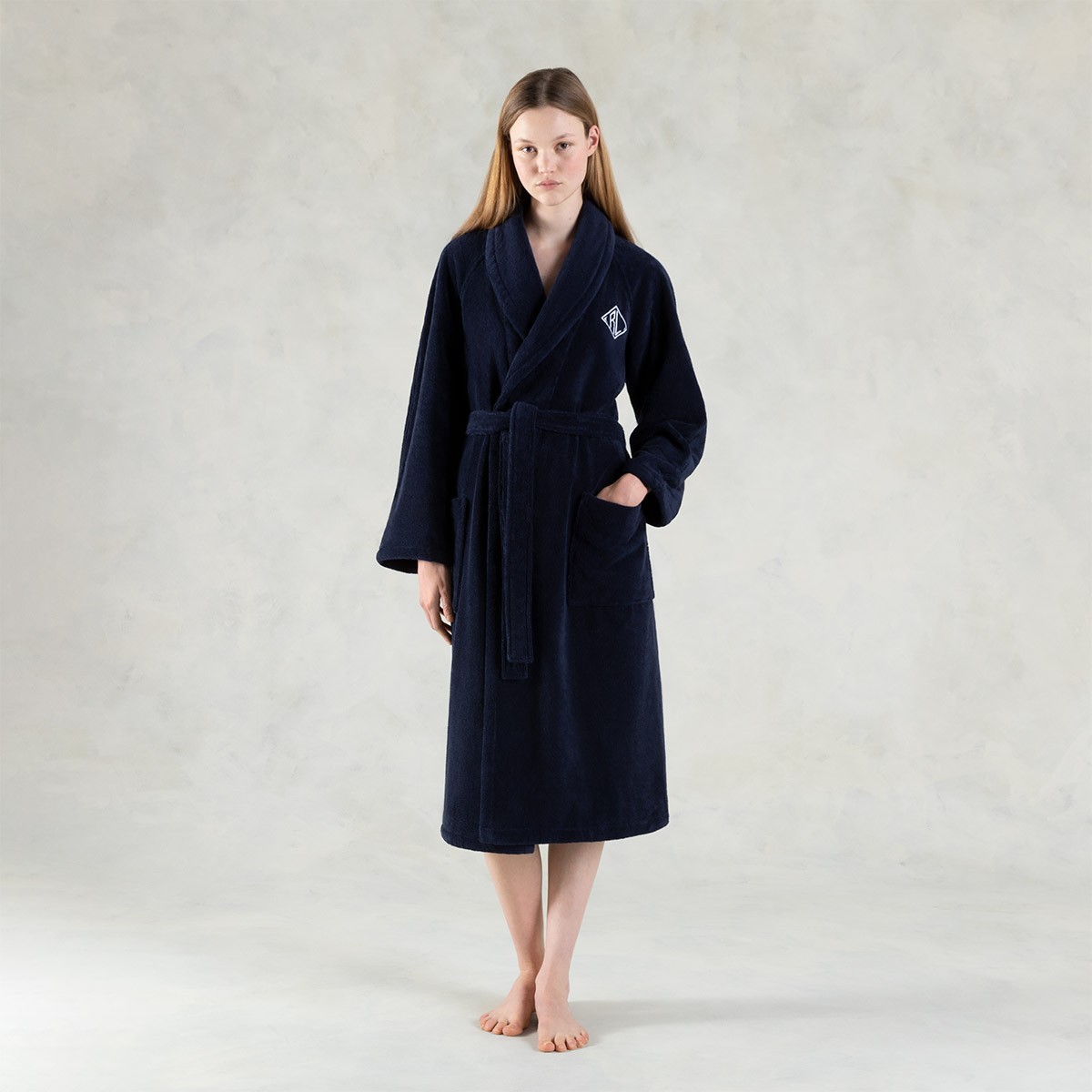 Robe em algodão Langdon Roxo Midnight, L imagem