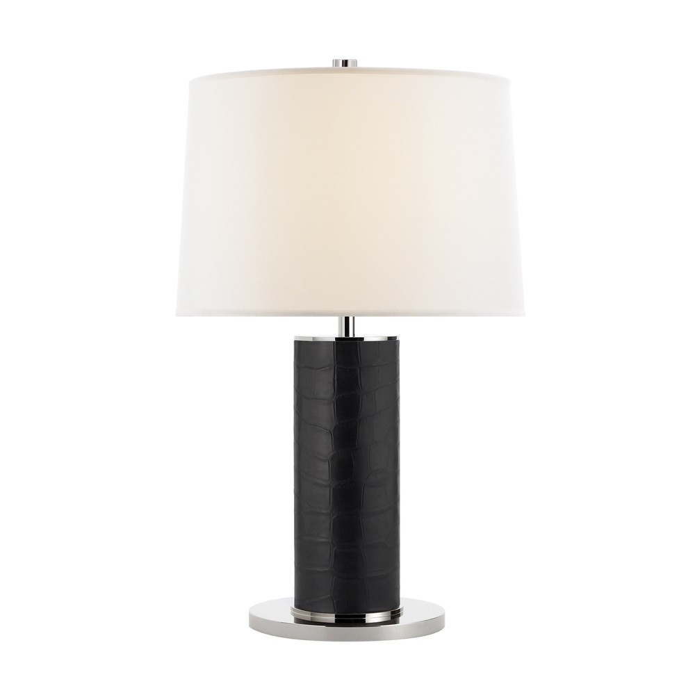 Candeeiro de Mesa em Couro Beckford (BLK) imagem