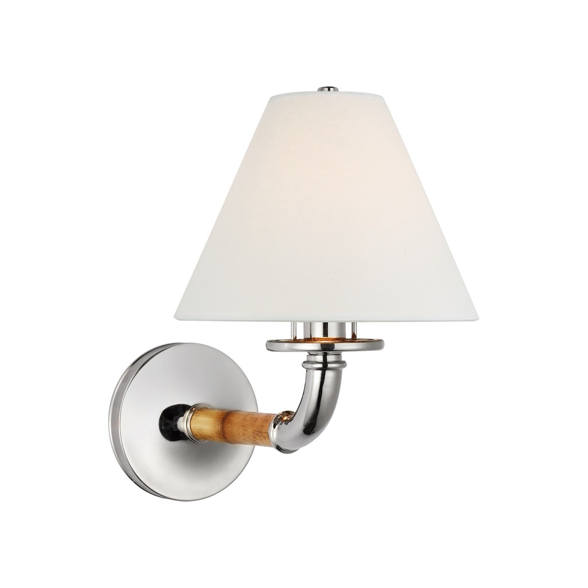 Dalfern Medium Single Sconce (PN/WH) image