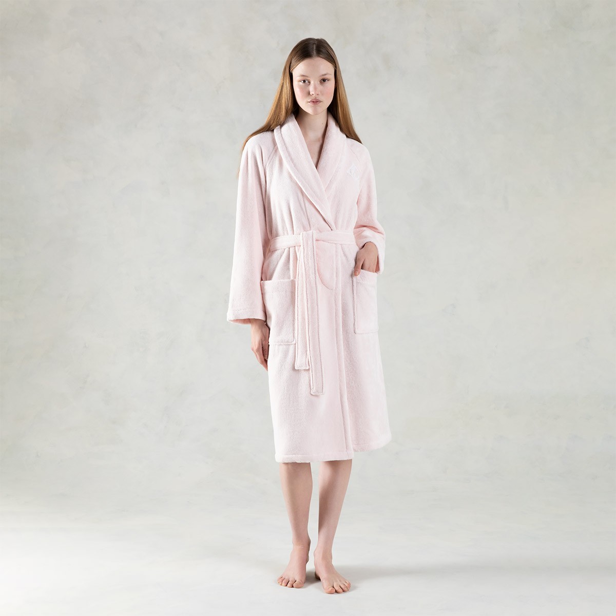 Robe em algodão Langdon Rosa Blush, M imagem
