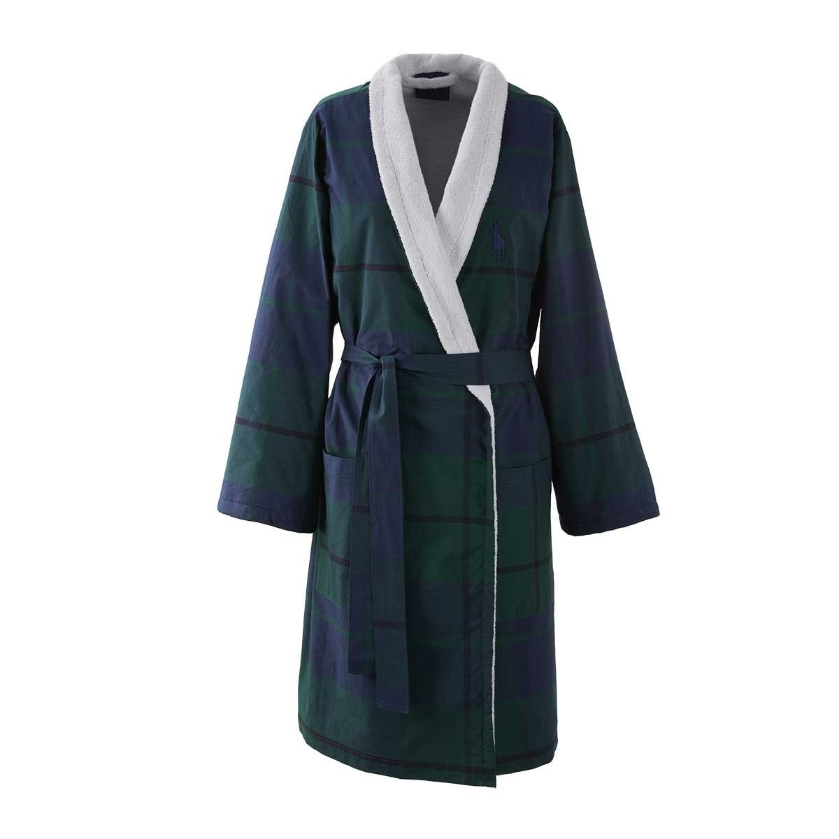 Robe em algodão Archer Azul Marinho, L imagem