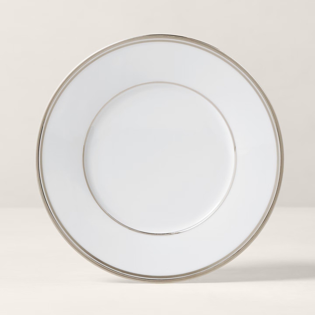 Wilshire Salad Plate Silver/White image