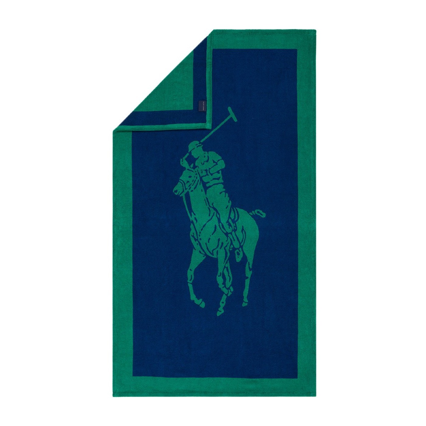 Polo Jacquard Navy Billiard Beach towel image 3