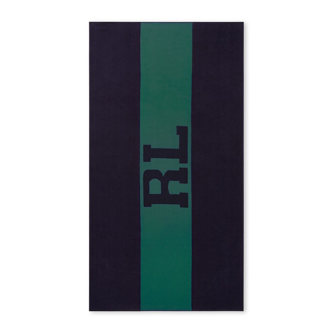 Signature Green  Navy Beach towel image 2