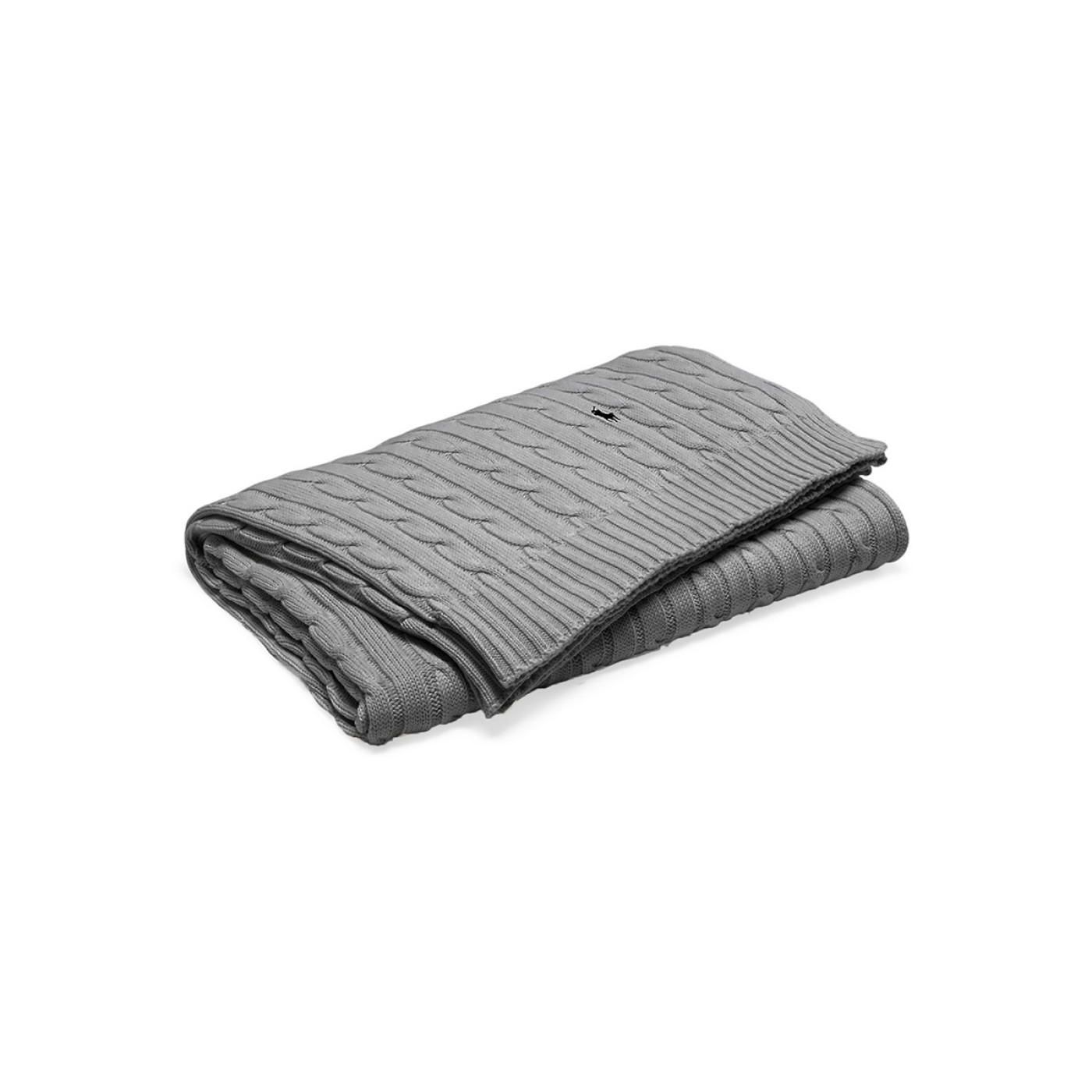 Cable Charcoal Throw image 2