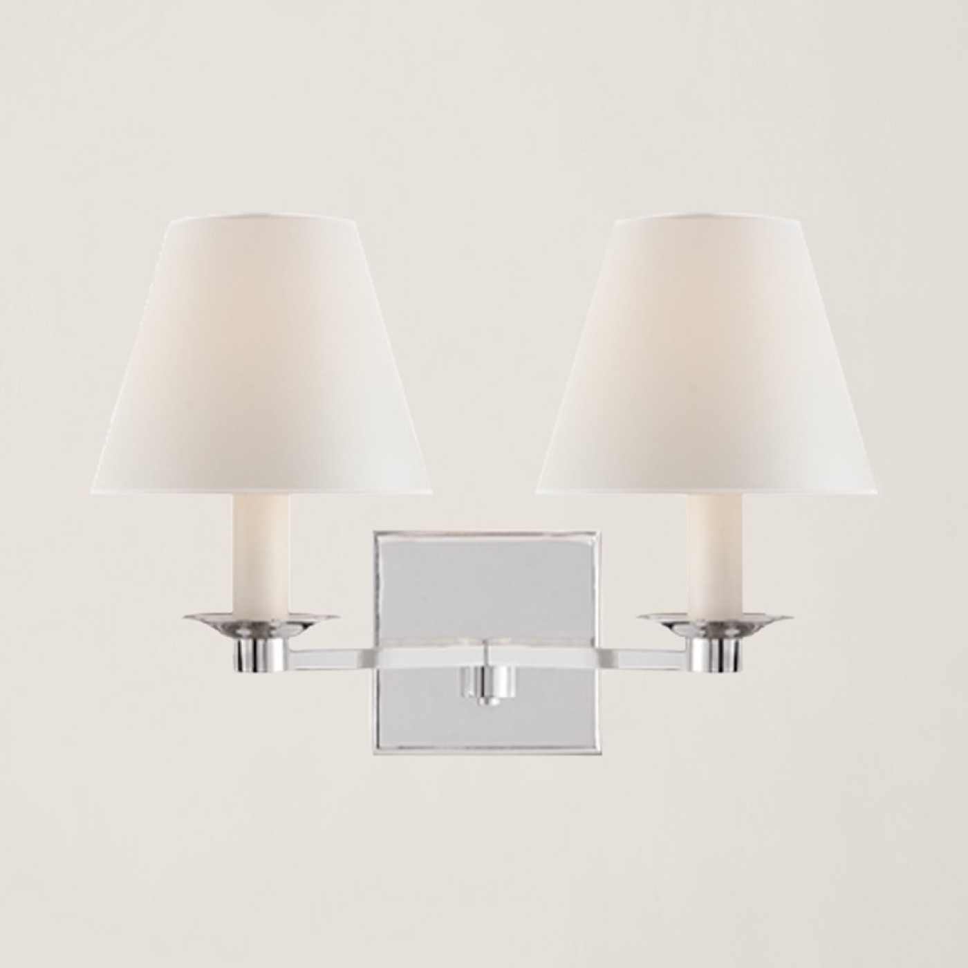 Evans Double-Arm Sconce (PN)
