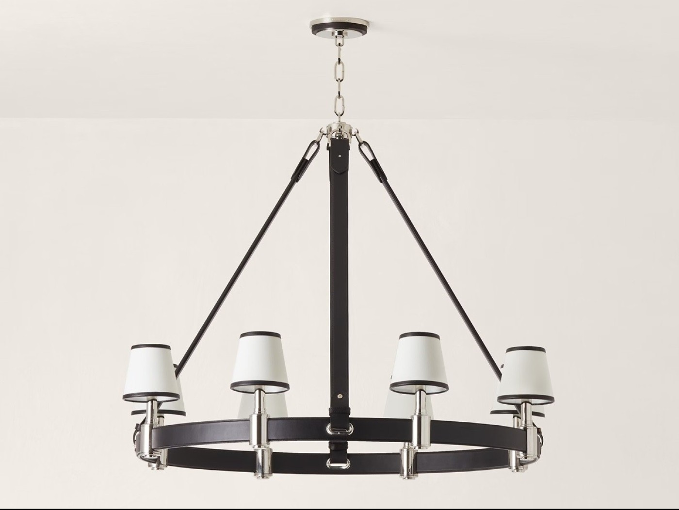 Riley Large Ring Chandelier (PN/CHC) image 2