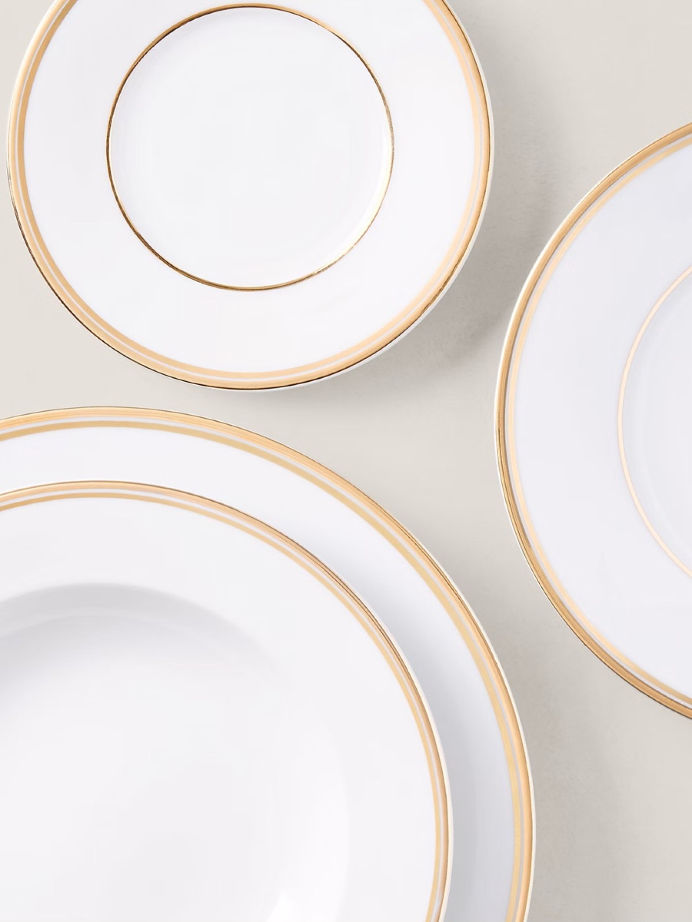 Wilshire Dinner Plate Gold/White image 4