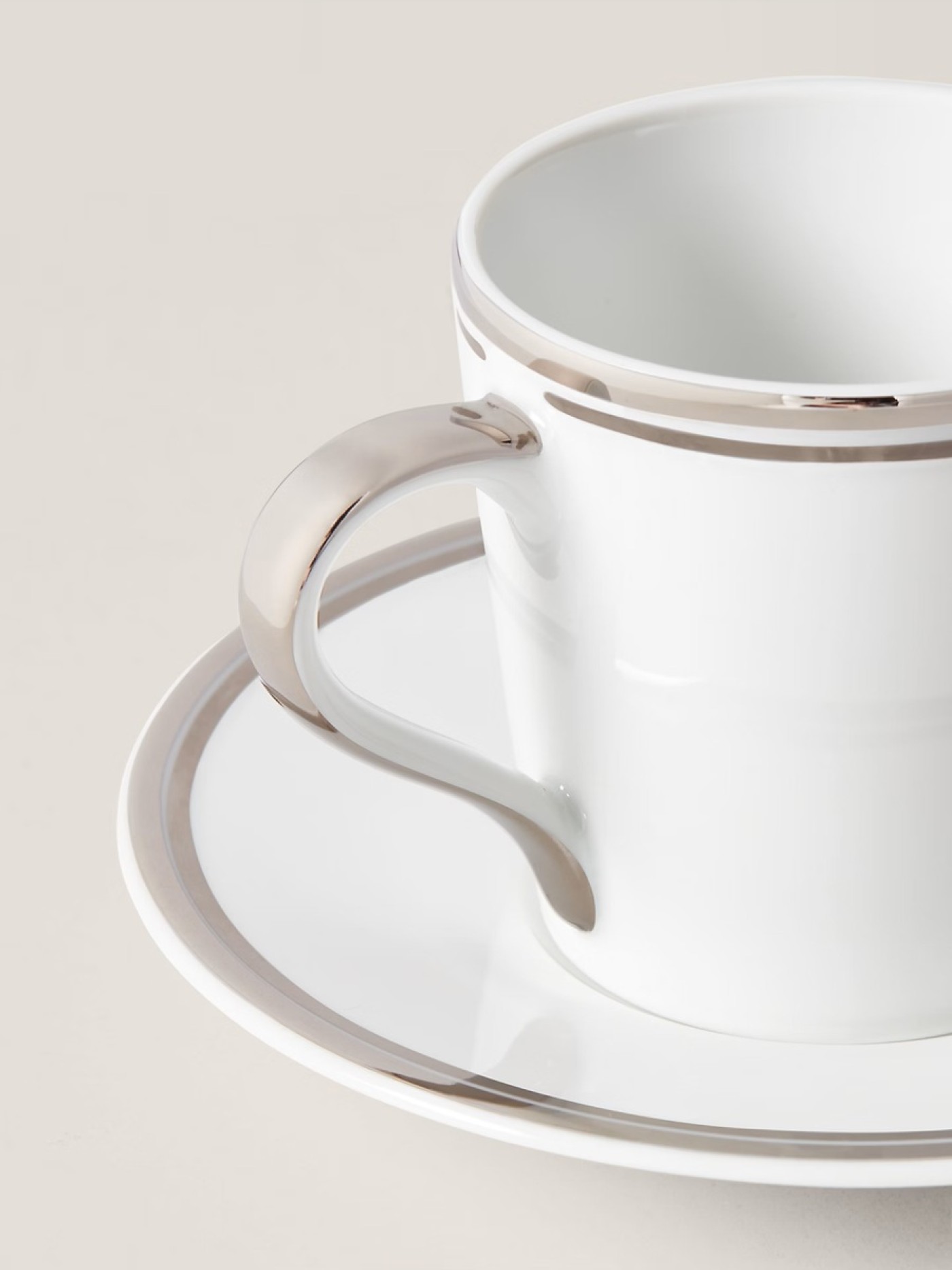 Wilshire Espresso Cup Gift Set Silver/White image 3